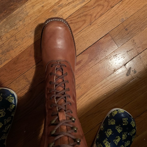 Frye Campus Lace-up Boots Size 9-1/2 Ladies - Picture 4 of 8